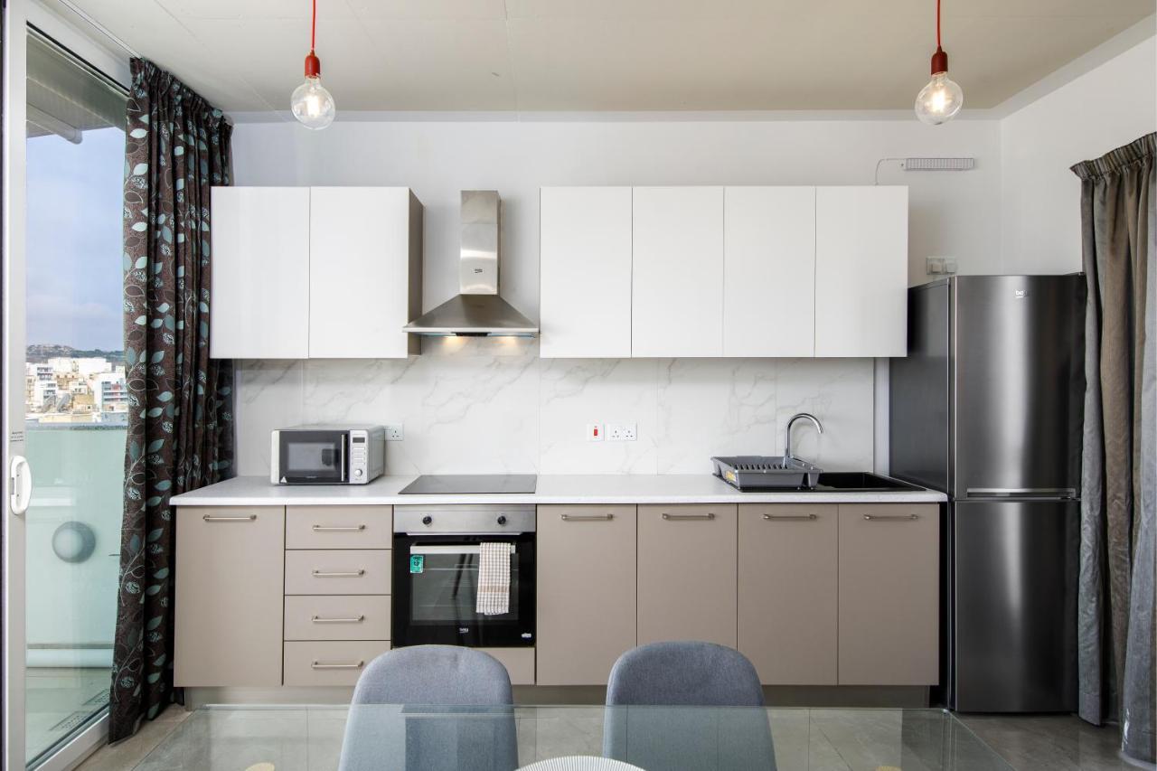 Hilltop Apartments - Stylish Comfort Living Close To The Sea, Bugibba Bahía de San Pablo Exterior foto